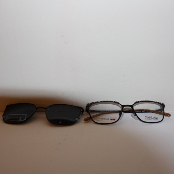 Takumi Women's Glasses with Sunglasses clip on (TK 1277) - Picture 7 of 8